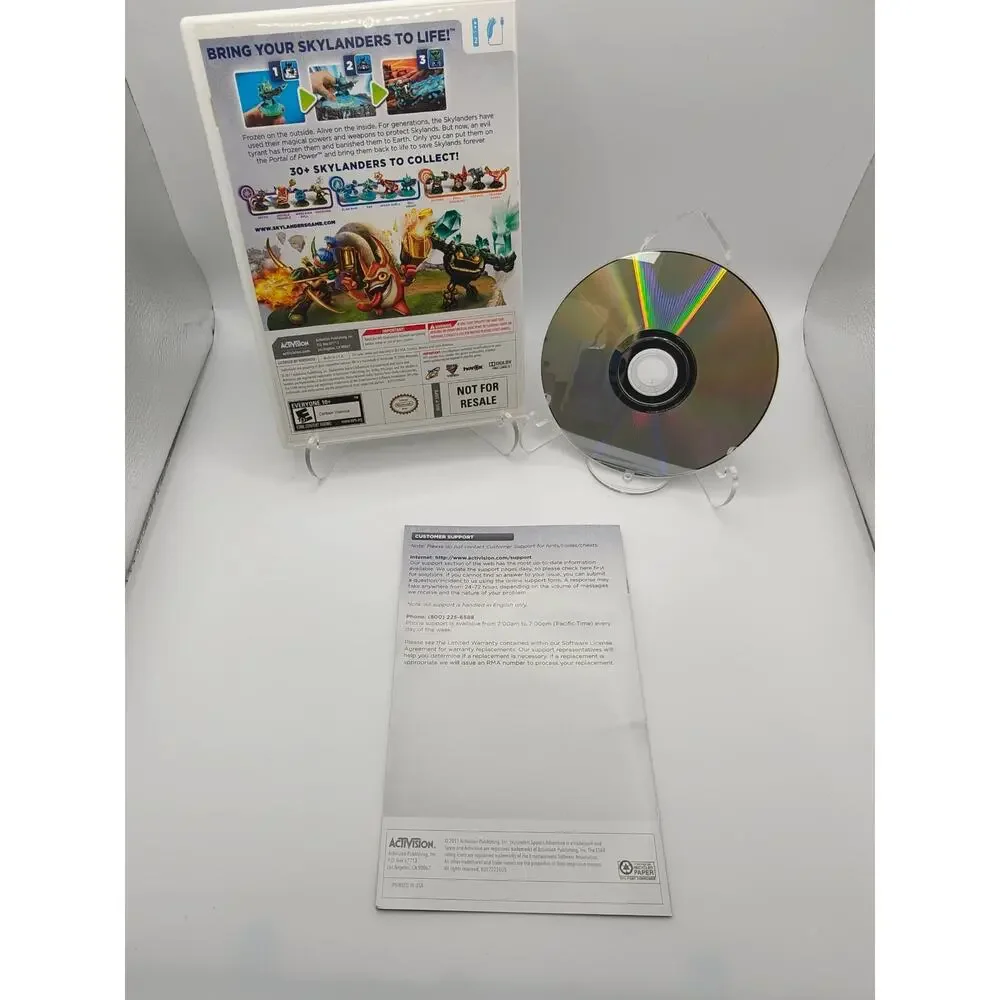 Skylanders Spyro's Adventure Wii Not For Resale CIB